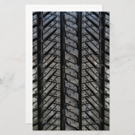 ゴム製タイヤのスタイルの車のな質 便箋 (正面/裏面)