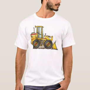 ゴム製タイヤの積込み機の建設用機器 Tシャツ