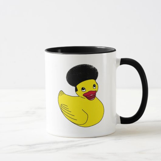 ゴム製ダッキーのアフリカのマグ マグカップ (右)