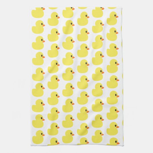 "ゴム製ダッキーの"タオル キッチンタオル (縦)