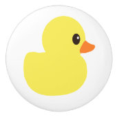 "ゴム製ダッキーの"ドレッサーの引出しのノブ セラミックノブ (正面)