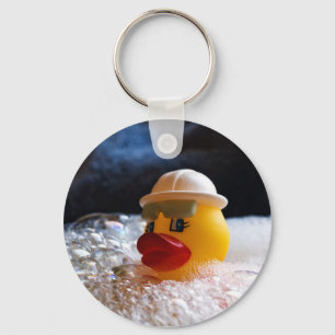 ゴム製ダッキーのKeychain キーホルダー