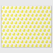 ゴム製ダッキーパターンギフトの包装紙 ラッピングペーパー (フラット)