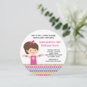 ゴム製ブレスレットの誕生日のパーティの招待状 招待状 (スタンド正面)