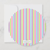 ゴム製ブレスレットの誕生日のパーティの招待状 招待状 (裏面)