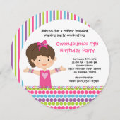 ゴム製ブレスレットの誕生日のパーティの招待状 招待状 (正面/裏面)