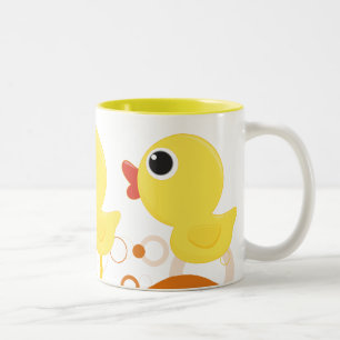 ゴム製Duckie ツートーンマグカップ