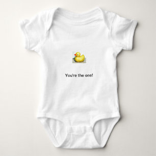 ゴム製Duckie ベビーボディスーツ