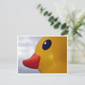 ゴム鴨の輪郭 ポストカード (スタンド正面)