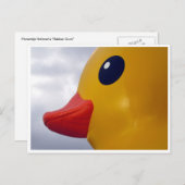 ゴム鴨の輪郭 ポストカード (正面/裏面)