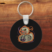 ゴム鴨の骨格ゴムダッキーコスチュームパーティー キーホルダー (正面)