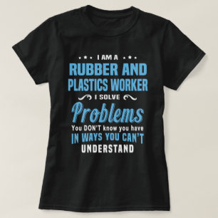 ゴム・プラスチック労働者 Tシャツ