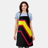 ゴム/ラテックスプライド旗 エプロン (着用した状態)