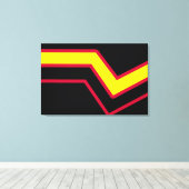 ゴム/ラテックスプライド旗 キャンバスプリント (インサイチュ (ウッドフロア))