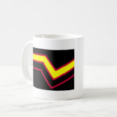 ゴム/ラテックスプライド旗 コーヒーマグカップ (正面左)