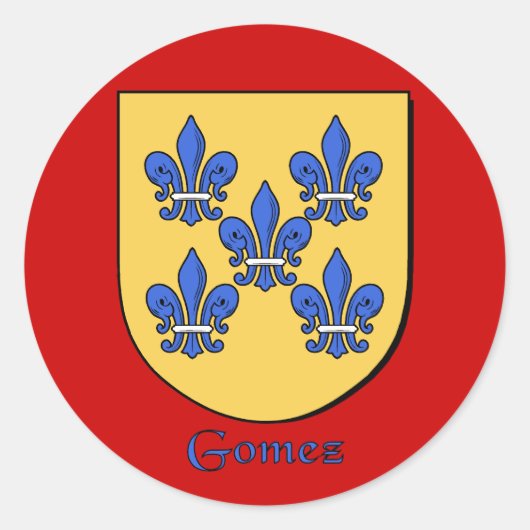 ゴメズファミリーシールドシール ラウンドシール (正面)