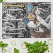 ゴメリーーラウンド回転木馬 キッチンタオル (折り畳み)