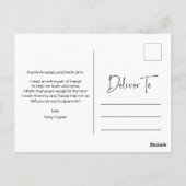 ゴモダンッドペアレンツ提案写真 ポストカード (裏面)