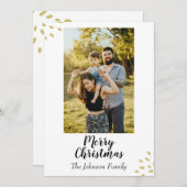 ゴモダンールデンホリデーフォトカード シーズンカード (正面/裏面)