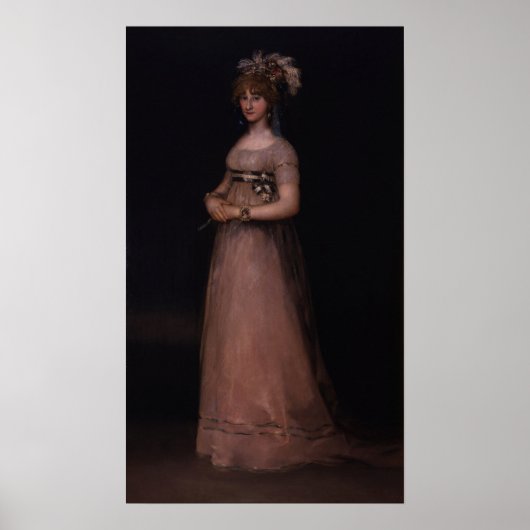 ゴヤ – チンコン伯爵夫人1800 ポスター (正面)