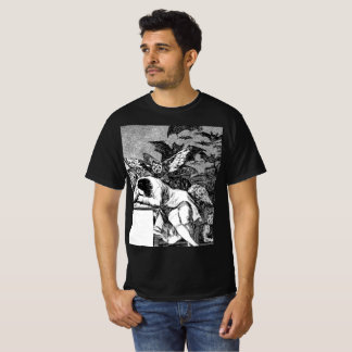 ゴヤ「理性の眠りは怪物たちを生み出す」 Tシャツ