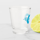 ゴランロゴ(プログラミング言語に切り替え) ショットグラス (左)