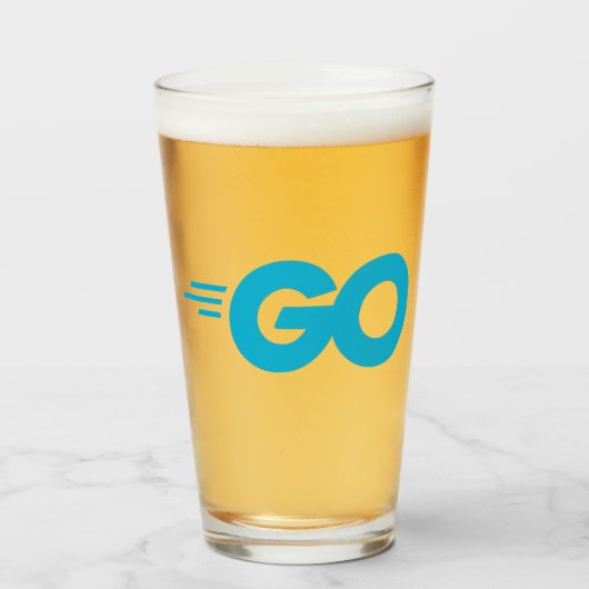 ゴランロゴ(プログラミング言語に切り替え) タンブラーグラス (ドリンク正面)