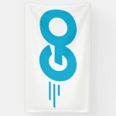 ゴランロゴ(プログラミング言語に切り替え) 横断幕 (縦)