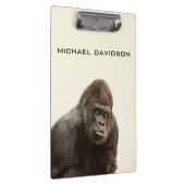 ゴリおもしろいラカスタムモノグラムのクリップボード クリップボード (右)