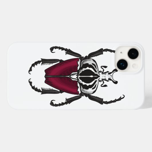 ゴリアスビートル Case-Mate iPhoneケース (裏面 (横))