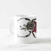 ゴリアテのカブトムシ コーヒーマグカップ (正面左)