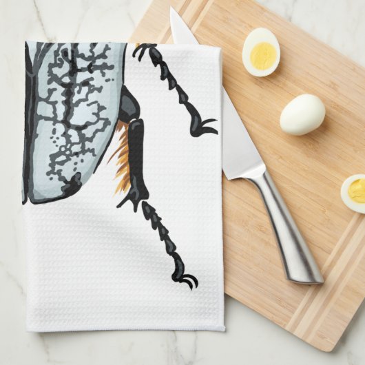 ゴリアテのカブトムシ(選抜して下さい) キッチンタオル (四つ折り)