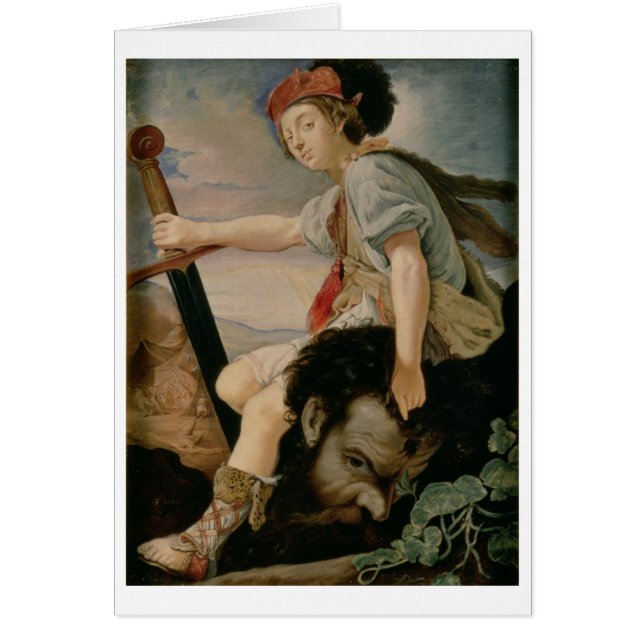 ゴリアテの頭部を持つデイヴィッド (正面)