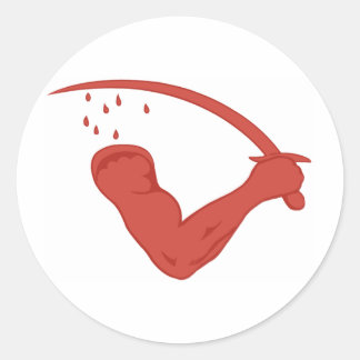 ゴリアド国旗 ラウンドシール