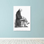 ゴリオ神父、イラストレーションfrom 'Le Pere キャンバスプリント (インサイチュ (ウッドフロア))