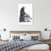 ゴリオ神父、イラストレーションfrom 'Le Pere キャンバスプリント (インサイチュ (寝室))