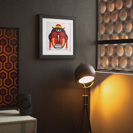 ゴリトライバルマスク キャンバスプリント