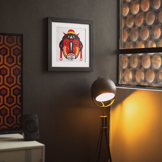 ゴリトライバルマスク キャンバスプリント