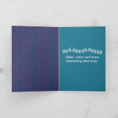 ゴリラおもしろい付き老人誕生日カード カード (内部)