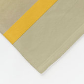 ゴリラおよび黄色いデイジー フリースブランケット (角)