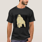 ゴリラきらきら光る Tシャツ (正面)