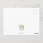 ゴリラとピグミーマーモセットの「大きな感謝」ポストカード ポストカード (裏面)