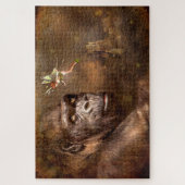 ゴリラと妖精 ジグソーパズル (縦)