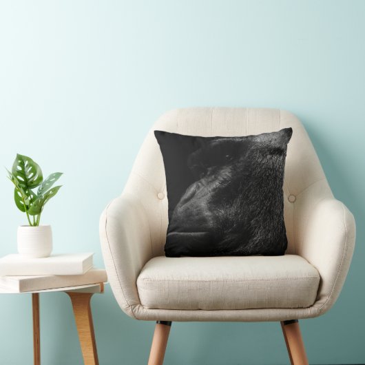 ゴリラのおもしろい事実のゴリラの写真 クッション (椅子)