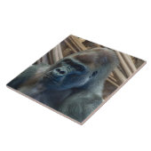 ゴリラのクローズドビューのセラミックタイル タイル (側面)