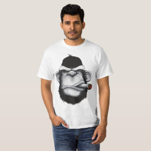 ゴリラのシガー Tシャツ