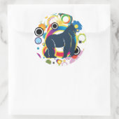 ゴリラのシール ラウンドシール (バッグ)