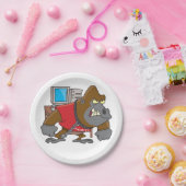 ゴリラのセキュリティ ペーパープレート (パーティー)