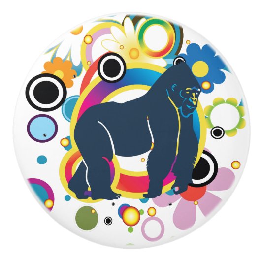 ゴリラのセラミックノブ セラミックノブ (正面)