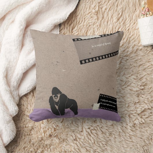ゴリラのダベットカバー クッション (ブランケット)